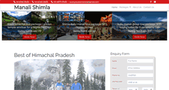 Desktop Screenshot of manali-shimla.com