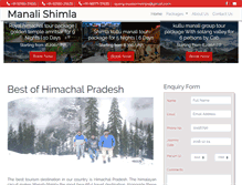 Tablet Screenshot of manali-shimla.com